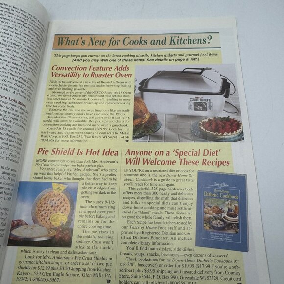 Taste Of Home Collectors Edition 1996 A Thousand Country Cooks Magazine - Picture 4 of 7